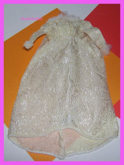 Vintage Barbie Doll Winter Wedding #1880 Tagged Gown EC