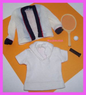 Vintage Ken Barbie Doll Time 4 Tennis #790 Clothes Set