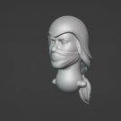 Female Serpent Soldier with Ponytail Female Serpent Soldier with Ponytail