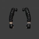 Male Fingerless Gloved Arms with Studded Bracelet