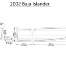 2002 Baja Islander Swim Platform Pad Boat EVA Teak Decking 1/4" 6mm