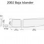 2002 Baja Islander Swim Platform Pad Boat EVA Teak Decking 1/4" 6mm