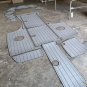 2008 Azure 298 Swim Platform Cockpit Pad Boat EVA Foam Faux Teak Deck Floor Mat