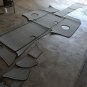 2008 Azure 298 Swim Platform Cockpit Pad Boat EVA Foam Faux Teak Deck Floor Mat