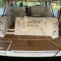 1993 Cruiser Yachts Aria 21 Swim Platform Cockpit Pad Boat EVA Foam Teak Floor