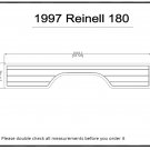 1997 Reinell 180 Swim Platform Pad Boat EVA Teak Decking 1/4" 6mm