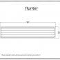 Hunter Swim Platform Pad Boat EVA Teak Decking 1/4" 6mm