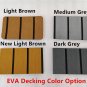 Gekko 3 Piece Swim Platform Pad Boat EVA Teak Decking 1/4" 6mm