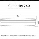 Celebrity 240 Swim Platform Pad Boat EVA Teak Decking 1/4" 6mm