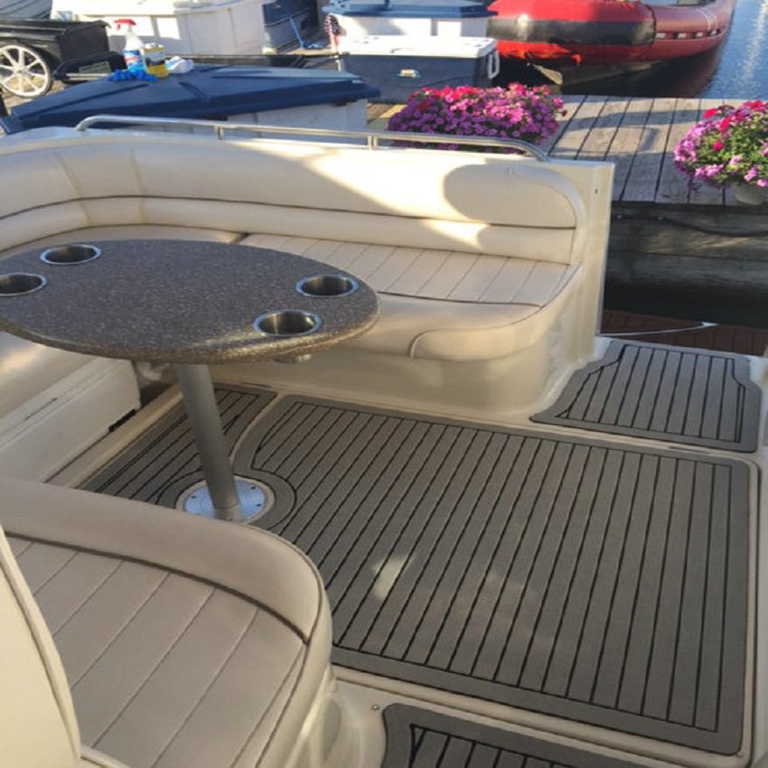 2006 Maxum SRE22 Swim Step Cockpit Boat EVA Faux Foam Teak Deck Floor Pad