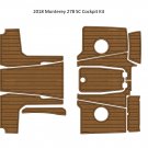 2018 Monterey 278 SC Cockpit Pad Boat EVA Foam Faux Teak Deck Floor Mat Flooring
