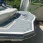 2018 Monterey 244 FS Cockpit Pad Boat EVA Foam Faux Teak Deck Floor Mat Flooring