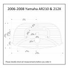 2006-2008 Yamaha AR210 212X Swim Platform Boat EVA Faux Foam Teak Deck Floor Pad