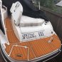 Rinker 280EC Swim Platform Cockpit Pad Boat EVA Foam Faux Teak Deck Floor Mat