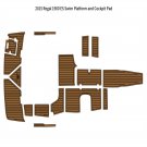 2015 Re-gal 1900 ES Swim Platform Cockpit Boat EVA Faux Foam Teak Deck Floor Pad