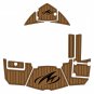 2011 Monterey M3 Swim Platfrom Step Pad Boat EVA Foam Faux Teak Deck Floor Mat