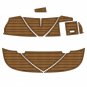 Bayliner 205 BR Swim Platform Step Boat EVA Faux Foam Teak Deck Floor Pad Mat