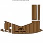 2003 Re-gal 2000 Swim Platform Step Pad Boat EVA Foam Faux Teak Deck Floor Mat