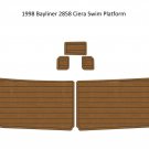 1998 Bayliner 2858 Ciera Swim Platform Boat EVA Faux Teak Deck Floor Pad