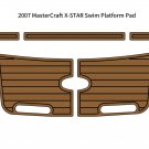 2007 MasterCraft X-STAR Swim Platform Pad Boat EVA Faux Foam Teak Deck Floor Mat