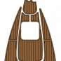 2003 Bayliner 245 SB Foredeck Bow Pad Boat EVA Foam Faux Teak Deck Floor Mat