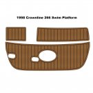 1998 Crownline 266 Swim Platform Boat EVA Faux Foam Teak Deck Deck Floor Pad Mat