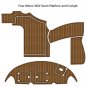 Four Winns 358V Swim Platform Cockpit Boat EVA Faux Foam Teak Deck Floor Pad Mat