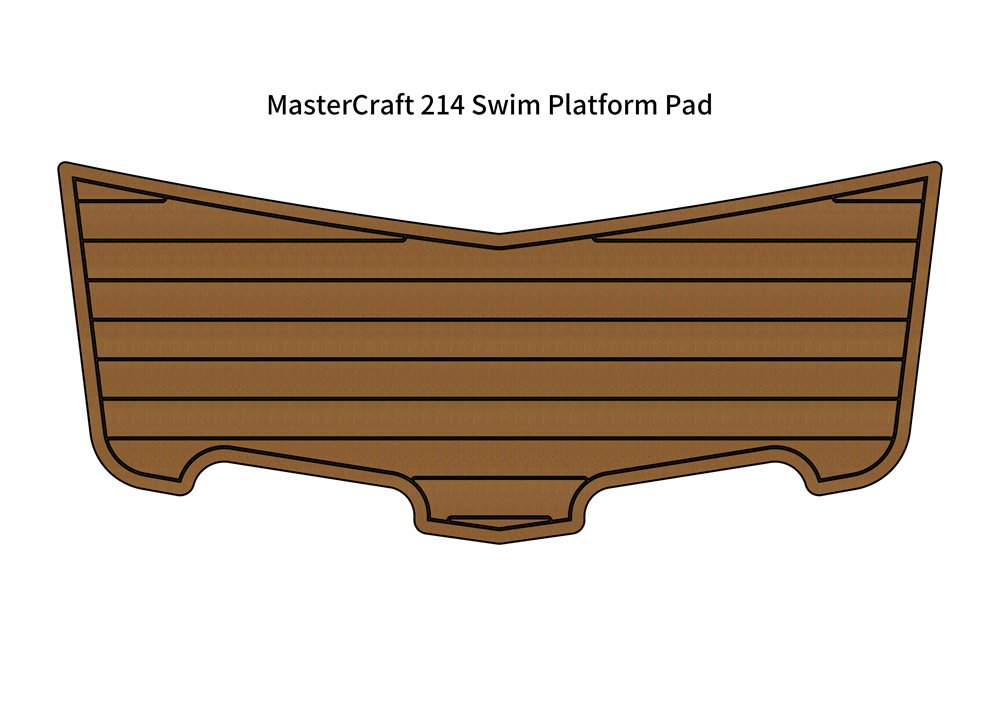 MasterCraft 214 Swim Platform Step Boat EVA Faux Foam Teak Deck Floor Pad Mat