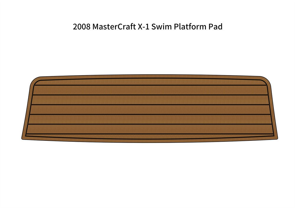 2008 MasterCraft X-1 Swim Platform Boat EVA Faux Foam Teak Deck Floor Pad