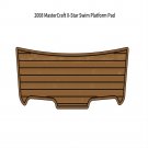2008 MasterCraft X-Star Swim Platform Pad Boat EVA Foam Faux Teak Deck Floor Mat