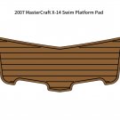 2007 MasterCraft X-14 Swim Platform Pad Boat EVA Foam Faux Teak Deck Floor Mat
