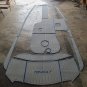 2016-2017 MB Sports F24 Tomcat Swim Platform Cockpit Pad Boat EVA Teak Floor Mat