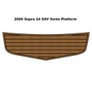 2006 Supra 24 SSV Swim Platform Step Pad Boat EVA Foam Faux Teak Deck Floor Mat