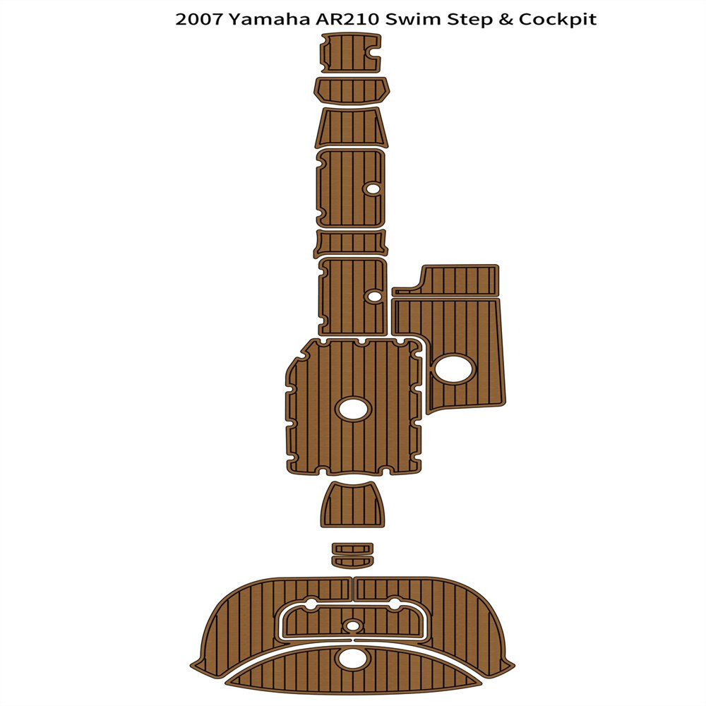 2007 Yamaha AR210 Swim Platform Cockpit Pad Boat EVA Foam Teak Deck Floor Mat