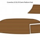 Crownline 23 SS LPX Swim Platform Boat EVA Faux Foam Teak Deck Floor Pad Mat