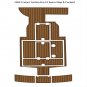1993 Cruiser Yachts Aria 21 Swim Platform Cockpit Pad Boat EVA Foam Teak Floor