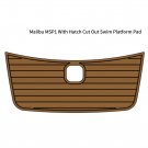 Malibu MSP1 Swim Platform With Hatch Cutout Pad Boat EVA Foam Teak Deck Floor