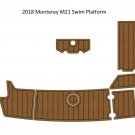 2018 Monterey M21 Swim Platform Step Pad Boat EVA Foam Faux Teak Deck Floor Mat