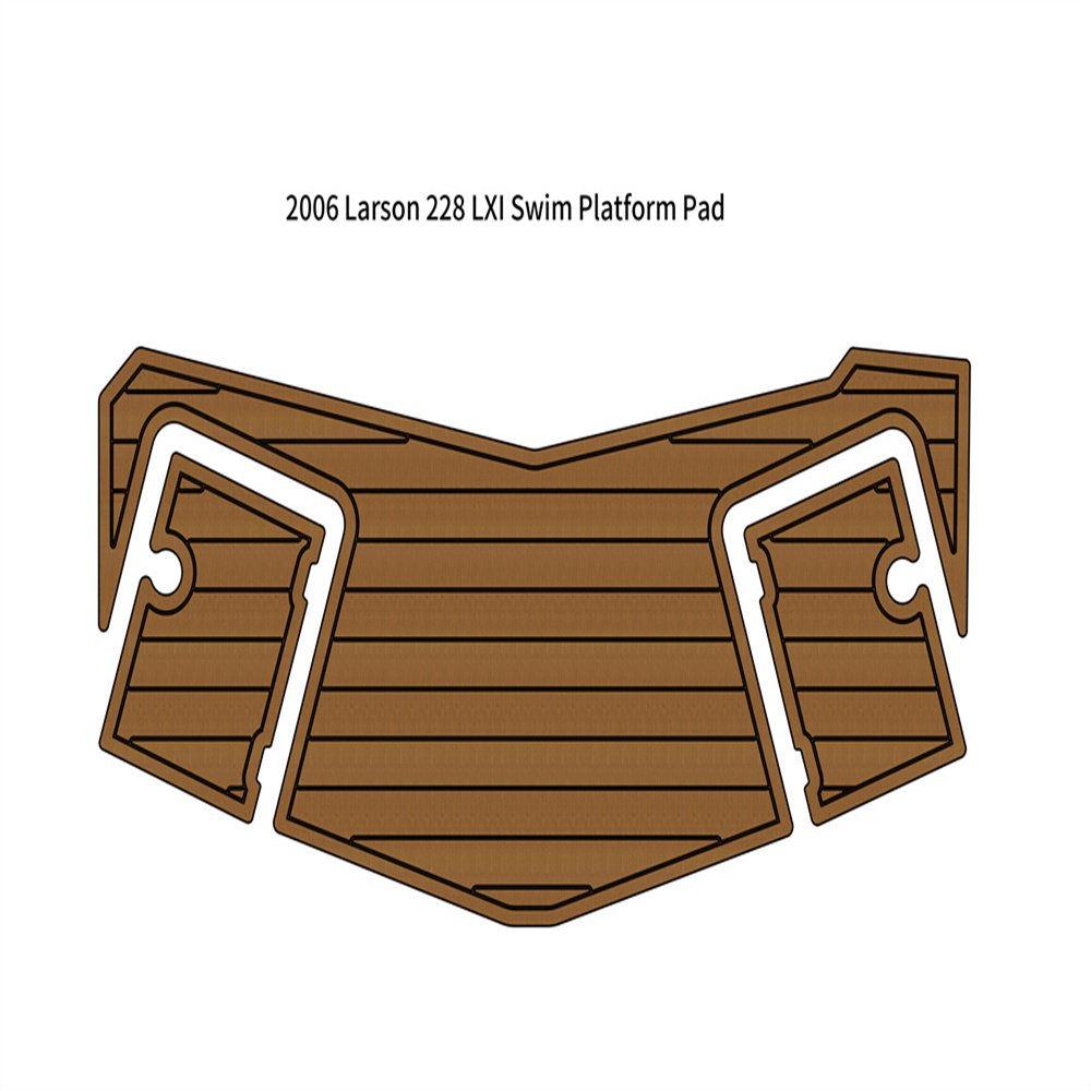 2006 Larson 228 LXI Swim Platform Step Pad Boat EVA Foam Teak Deck Floor Mat