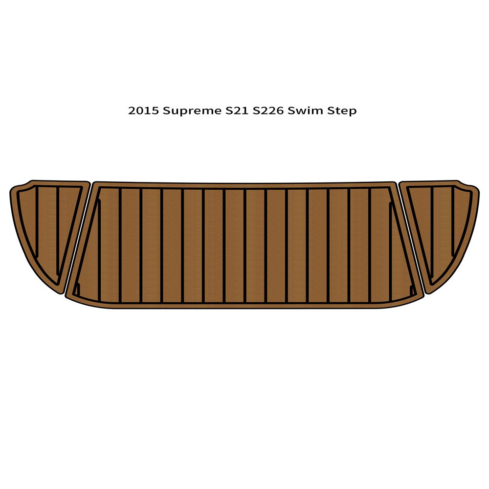 2015 Supreme S21 S226 Swim Platform Step Mat Boat EVA Foam Teak Deck Floor Pad