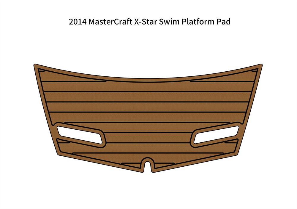 2014 MasterCraft X-Star Swim Platform Boat EVA Faux Foam Teak Deck Floor Pad