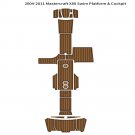 Mastercraft X80 Swim Platform Cockpit Pad Boat EVA Foam Faux Teak Deck Floor Mat