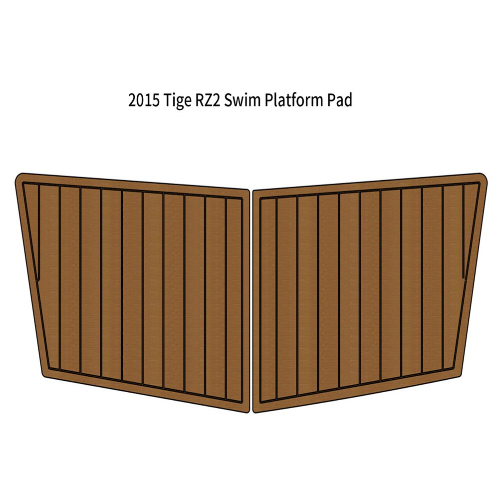 2015 Tige RZ2 Swim Platform Step Mat Boat EVA Faux Foam Teak Deck Flooring Pad