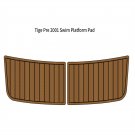 1998-2001 Tige Swim Platform Step Mat Boat EVA Faux Foam Teak Deck Flooring Pad