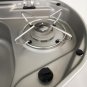 1 Burner Gas Stove Hob Sink Combo Tempered Glass 525*425*150mm Boat RV GR-600L