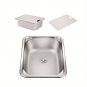 Stainless Steel Sink with Plastic Lid 280*380*136mm Boat Caravan RV GR-566