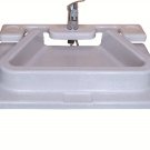 Folding White Acrylic Sink Basin 670*521.5*400.5/144.5mm Boat Caravan RV GR-Y661