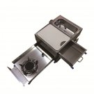 Stainless Steel Pull Type Ketchen Gas Cooker Sink 580*390*310mm Caravan GR-C001