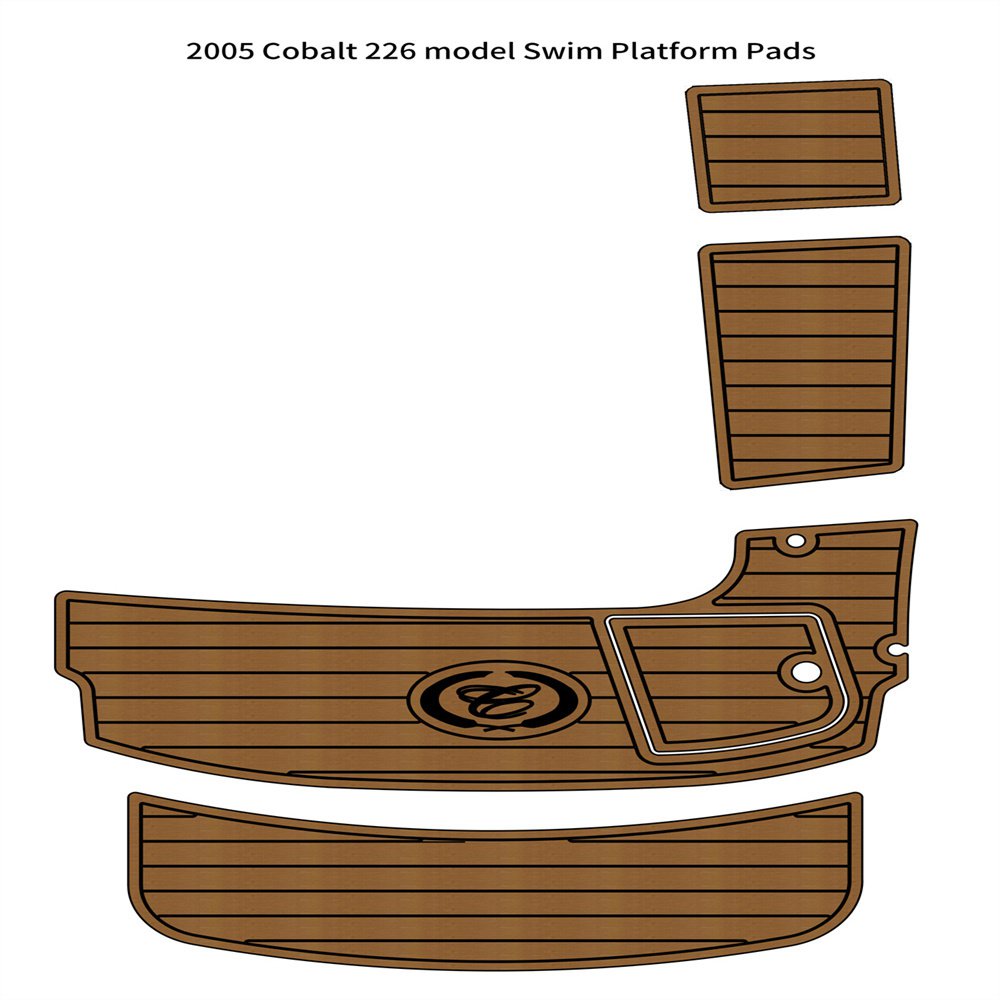 2005 Cobalt 226 Swim Platform Step Pad Boat EVA Foam Faux Teak Deck ...