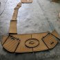 2013 Rinker 246 BR Swim Platform Cockpit Pad Boat EVA Foam Teak Deck Floor Mat